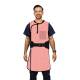 Phillips Safety RA-J1P Jacket One-Piece Wrap Around Apron - Nylon Fabric Cats with Black Trim