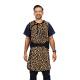 Phillips Safety RA-J1P Jacket One-Piece Wrap Around Apron - Nylon Fabric Cheetah with Black Trim