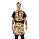 Phillips Safety RA-J1P Jacket One-Piece Wrap Around Apron - Nylon Fabric Desert Camo with Black Trim