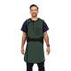 Phillips Safety RA-J1P Jacket One-Piece Wrap Around Apron - Nylon Fabric Hunter Green with Black Trim