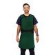 Phillips Safety RA-J1P Jacket One-Piece Wrap Around Apron - Ripstop Fabric Kelly Green with Black Trim