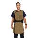 Phillips Safety RA-J1P Jacket One-Piece Wrap Around Apron - PVC EasyClean Fabric Leopard with Black Trim