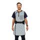 Phillips Safety RA-J1P Jacket One-Piece Wrap Around Apron - Nylon Fabric Penguins with Black Trim