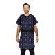 Phillips Safety RA-J1P Jacket One-Piece Wrap Around Apron - Nylon Fabric Planets with Black Trim