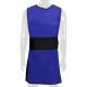 Phillips Safety RA-J1P Jacket One-Piece Wrap Around Apron - Royal Blue Nylon Fabric with Black Trim Back View