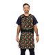 Phillips Safety RA-J1P Jacket One-Piece Wrap Around Apron - Nylon Fabric Sugar Skulls with Black Trim