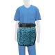 Phillips Safety RA-MP Maternity Panel Half Apron - Nylon Fabric Animal Print Blue with Black Trim
