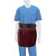 Phillips Safety RA-MP Maternity Panel Half Apron - Nylon Fabric Burgundy with Black Trim