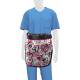 Phillips Safety RA-MP Maternity Panel Half Apron - Nylon Fabric Graffiti Hearts with Black Trim