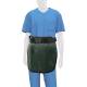 Phillips Safety RA-MP Maternity Panel Half Apron - Nylon Fabric Hunter Green with Black Trim