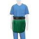 Phillips Safety RA-MP Maternity Panel Half Apron - Nylon Fabric Kelly Green with Black Trim