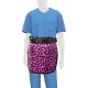 Phillips Safety RA-MP Maternity Panel Half Apron - Nylon Fabric Leopard Pink with Black Trim