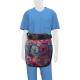 Phillips Safety RA-MP Maternity Panel Half Apron - Nylon Fabric Pink Paisley with Black Trim