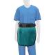 Phillips Safety RA-MP Maternity Panel Half Apron - Nylon Fabric Turquoise with Black Trim