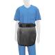Phillips Safety RA-MP Maternity Panel Half Apron - Polytron Fabric Gray with Black Trim