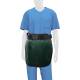 Phillips Safety RA-MP Maternity Panel Half Apron - Polytron Fabric Green with Black Trim