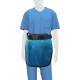 Phillips Safety RA-MP Maternity Panel Half Apron - Polytron Fabric Light Blue with Black Trim