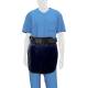 Phillips Safety RA-MP Maternity Panel Half Apron - Polytron Fabric Navy Blue with Black Trim