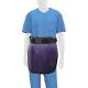 Phillips Safety RA-MP Maternity Panel Half Apron - Polytron Fabric Purple with Black Trim