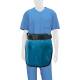 Phillips Safety RA-MP Maternity Panel Half Apron - PVC EasyClean Fabric Cyan with Black Trim
