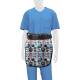 Phillips Safety RA-MP Maternity Panel Half Apron - PVC EasyClean Fabric Pirates with Black Trim