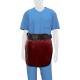 Phillips Safety RA-MP Maternity Panel Half Apron - PVC EasyClean Fabric Red with Black Trim