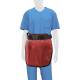 Phillips Safety RA-MP Maternity Panel Half Apron - Ripstop Fabric Red with Black Trim