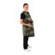 Phillips Safety RA-PRJ1P Maternity Reverse Wrap Jacket One-Piece Apron, Lead Free - Nylon Fabric Digi Camo Woodland with Black Trim