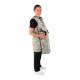 Phillips Safety RA-PRJ1P Maternity Reverse Wrap Jacket One-Piece Apron, Lead Free - Nylon Fabric Dogs with Black Trim