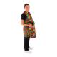Phillips Safety RA-PRJ1P Maternity Reverse Wrap Jacket One-Piece Apron, Lead Free - Nylon Fabric Dot Blocks with Black Trim