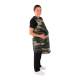 Phillips Safety RA-PRJ1P Maternity Reverse Wrap Jacket One-Piece Apron, Lead Free - Nylon Fabric MD Camo with Black Trim