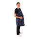 Phillips Safety RA-PRJ1P Maternity Reverse Wrap Jacket One-Piece Apron, Lead Free - Nylon Fabric Planets with Black Trim