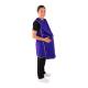 Phillips Safety RA-PRJ1P Maternity Reverse Wrap Jacket One-Piece Apron, Lead Free - Purple Nylon Fabric with Silver Trim (Due to Variations in Lighting, Actual Colors May Differ)