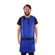 Phillips Safety RA-VSA-CO Vest and Skirt Core Overlap Apron - Polytron Fabric Royal Blue with Black Trim