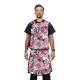 Phillips Safety RA-VSA Vest and Skirt Full Overlap Apron - Nylon Fabric Graffiti Hearts with Black Trim