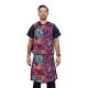 Phillips Safety RA-VSA Vest and Skirt Full Overlap Apron - Nylon Fabric Pink Paisley with Black Trim