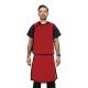 Phillips Safety RA-VSA Vest and Skirt Full Overlap Apron - Nylon Fabric Red with Black Trim