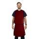 Phillips Safety RA-VSA Vest and Skirt Full Overlap Apron - PVC EasyClean Fabric Red with Black Trim