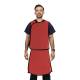 Phillips Safety RA-VSA Vest and Skirt Full Overlap Apron - Ripstop Fabric Red with Black Trim