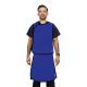 Phillips Safety RA-VSA Vest and Skirt Full Overlap Apron - Royal Blue Nylon Fabric with Black Trim