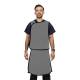 Phillips Safety RA-VSA Vest and Skirt Full Overlap Apron - Nylon Fabric Silver with Black Trim