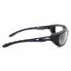 Airrage Wiley-X Nylon Wrap Around Radiation Glasses - Gloss Black 696F