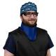 Phillips Safety Radiation Protection Hat with Hook and Loop Closure, Nylon Fish Bones - In Use (Glasses, Thyroid Collar, Apron are Sold Separately)