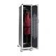 Phillips Safety RAR-MLOCKER5 Deluxe Mobile Lead Apron Locker, Open - Full Front View with Lead Apron (Lead Apron is not included)