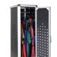Phillips Safety RAR-MLOCKER5 Deluxe Mobile Lead Apron Locker, Open - Upper Front View with Lead Aprons (Lead aprons are not included, only 5 hangers are provided)
