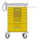 DETECTO RC333369YEL Rescue Series Isolation Medical Cart - 6 Yellow Drawers