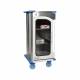Pedigo RCC-233-B Revolution Closed Surgical Case Cart with Single Door - Angle View ( (Shelves and contents are not included)