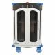 Pedigo RCC-235-B Revolution Closed Surgical Case Cart with Double Door - 36" W x 27.5" D x 59" H (Shelf is not included)