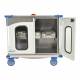 Pedigo RCC-242-B Revolution Closed Surgical Case Cart with Double Door - 46.25"W x 27.5"D x 42"H (Contents NOT included)