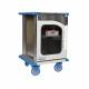 Pedigo RCC-256-MS-B Revolution Closed Surgical Case Cart with Single Door - Angle View (Shelf and content are not included)